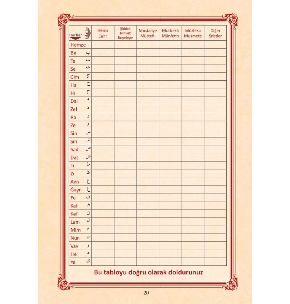 Kuranı Kerimi Tecvid İle Okumaya Hazırlık Elifbası Hatice Yıldız Yasin