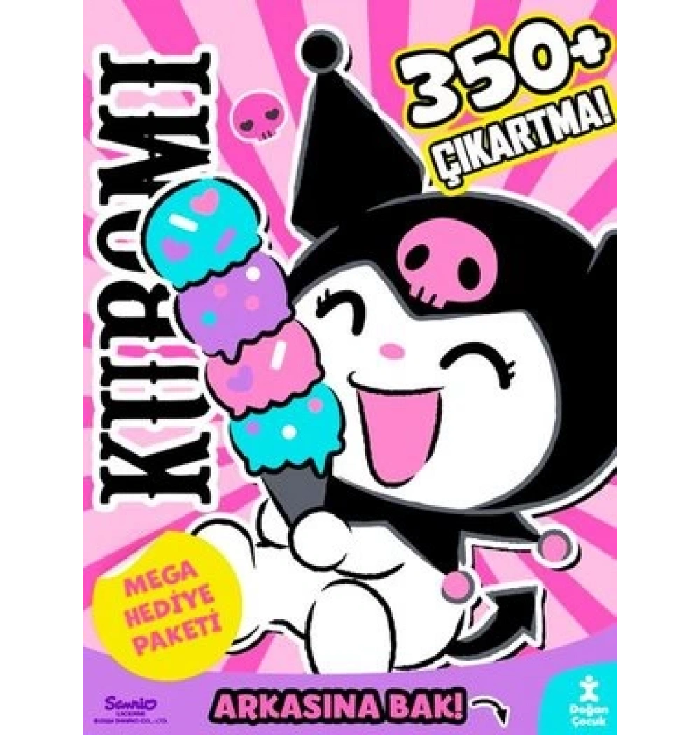 Kuromi Mega Hediye seti 350+ çıkartma Doğan Yayın