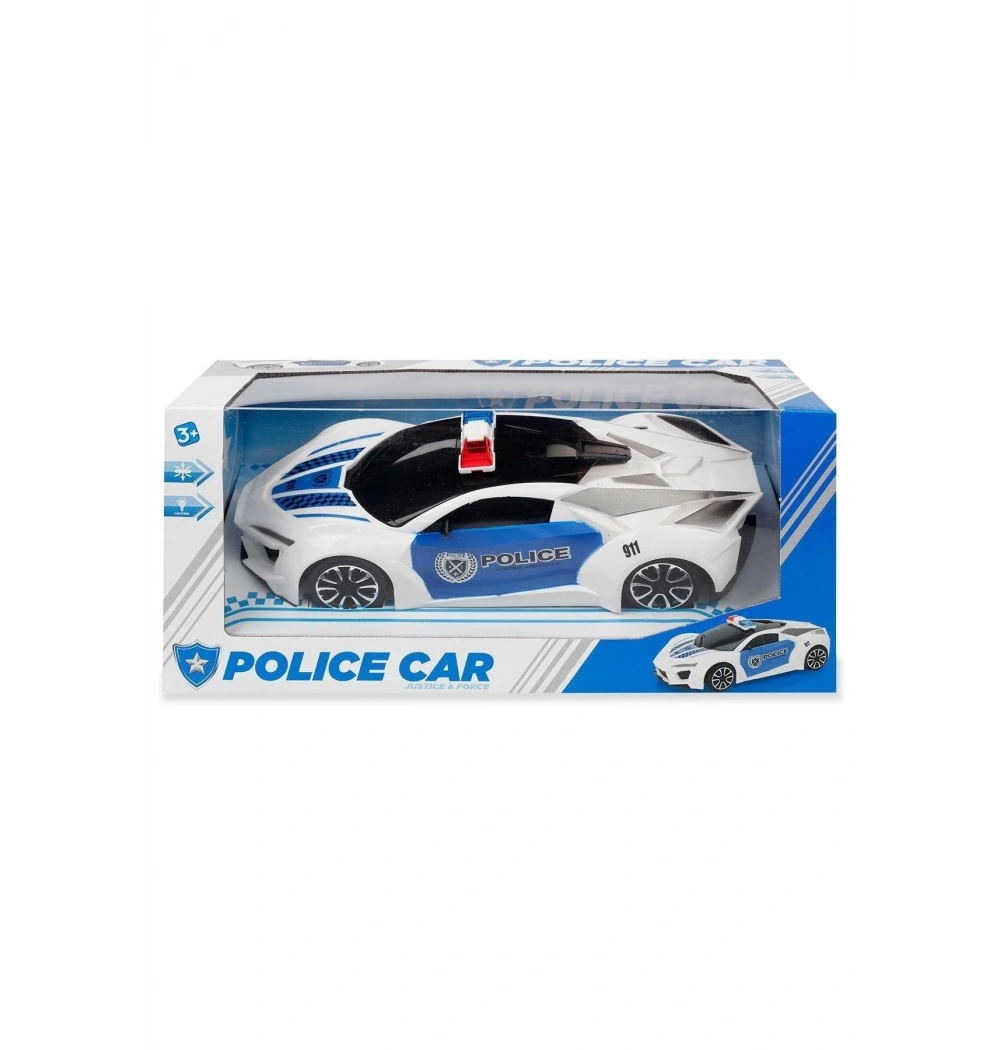Kutulu Pilli Işıklı Sesli Polis Arabası 3099