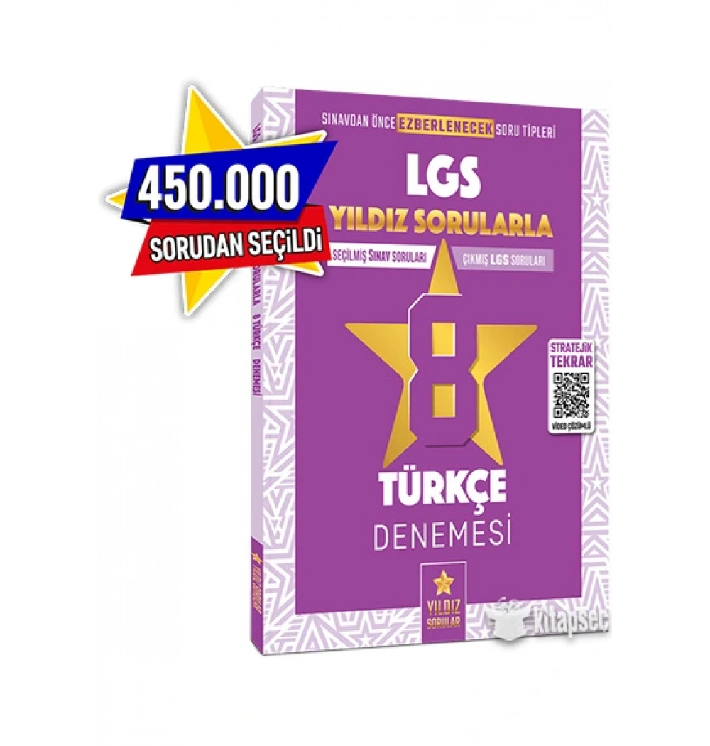Lgs Yıldız Sorularla Türkçe 8 Denemesi