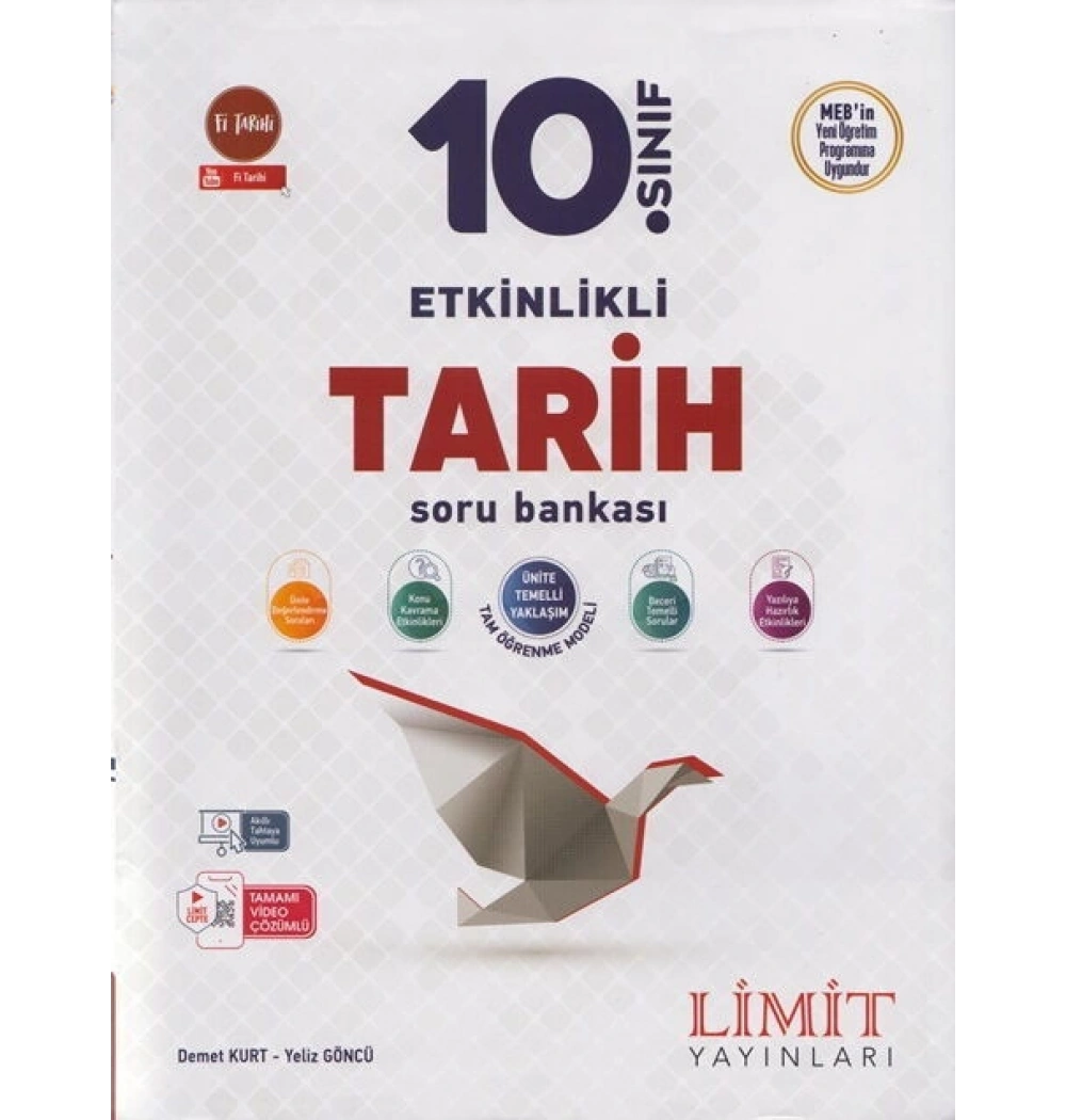 LİMİT 10.SINIF ETKİNLİKLİ TARİH SORU BANKASI