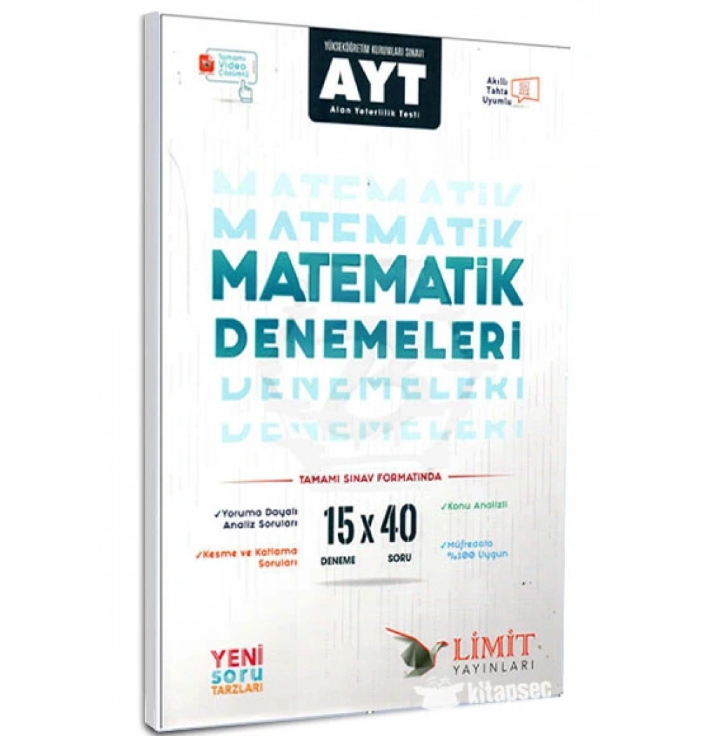 Limit Ayt Matematik 15X40 Denemeleri