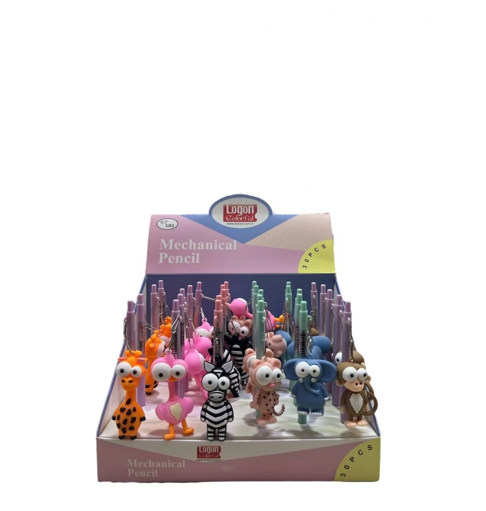 Logon Lg-10 5 Renk Versatil Kalem 0.7 Mm Hayvanlar