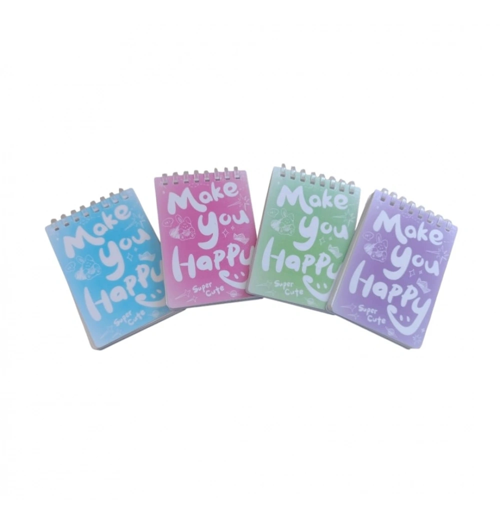 Make You Happy Spiral Mini Not Defteri Çizgili