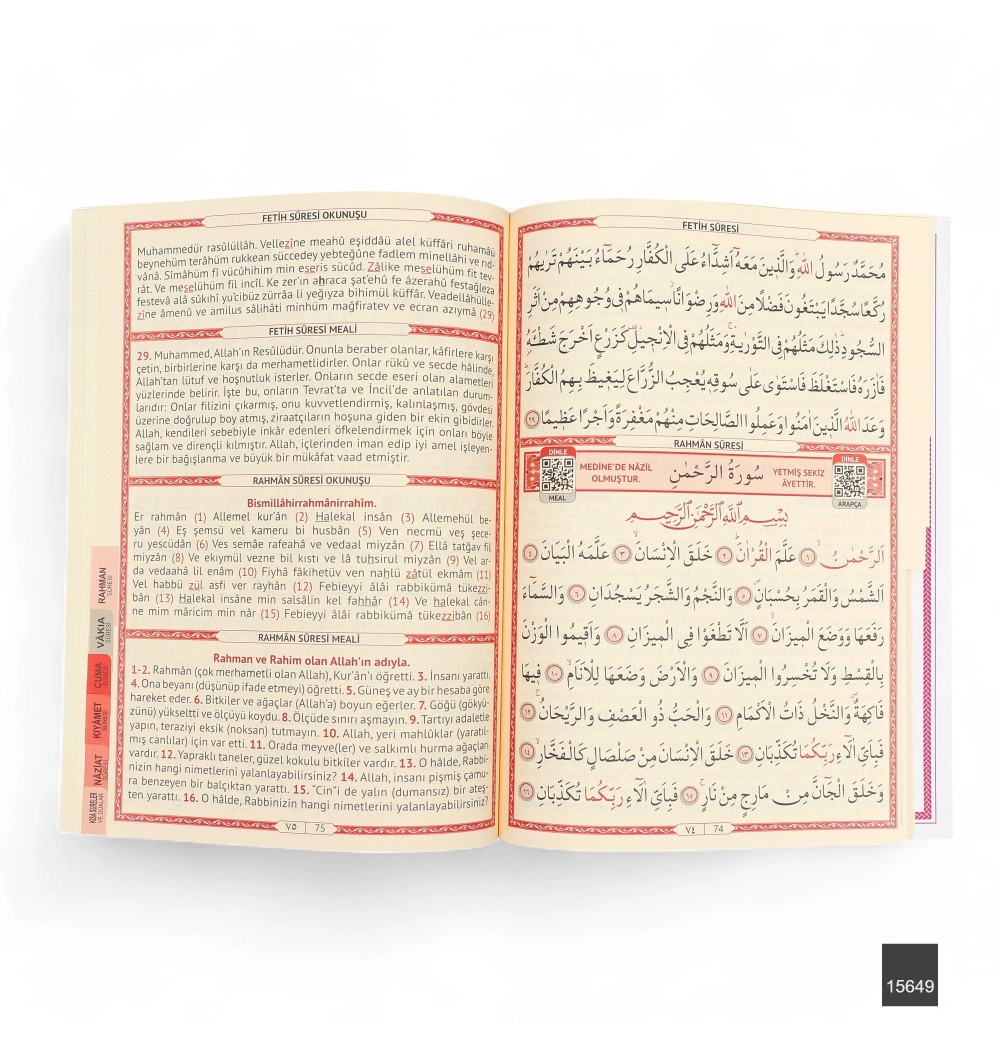 Marifet Rahle Boy 128 Sayfa 3lü Karton Kapak 41 Yasin