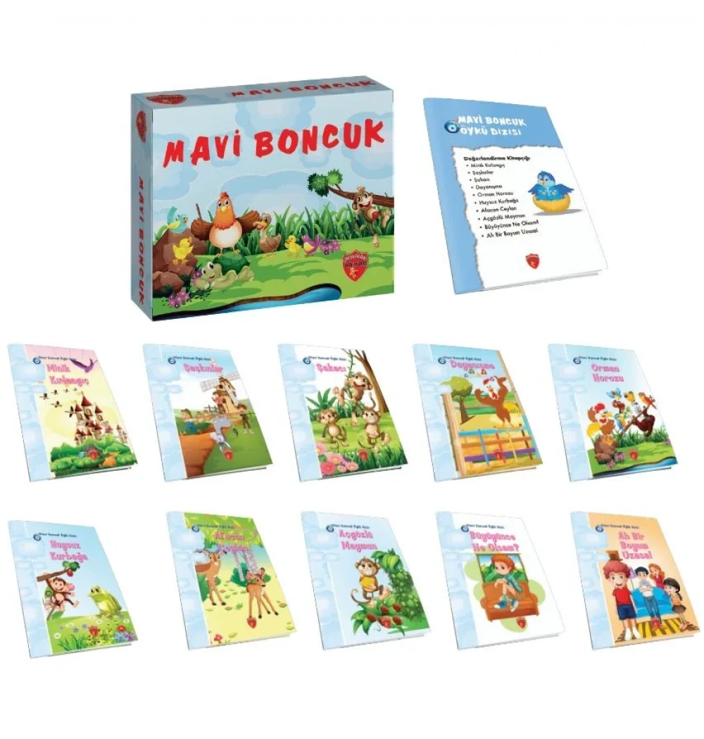 Mavi Boncuk Dizisi 10 Kitap+Değerlendirme Kitapçığı Çalışkanarı