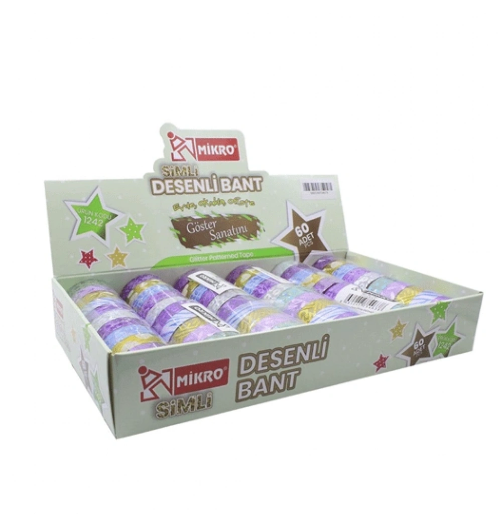 Mikro Bnt-1242 Simli Desenli Bant 5li