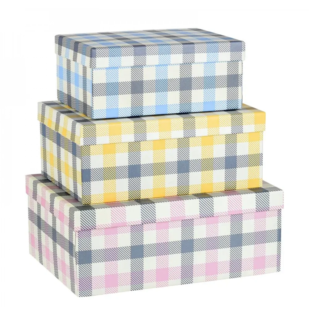 MİKRO MBX-4204 - B BÜYÜK HEDİYE KUTUSU PASTEL PLAID