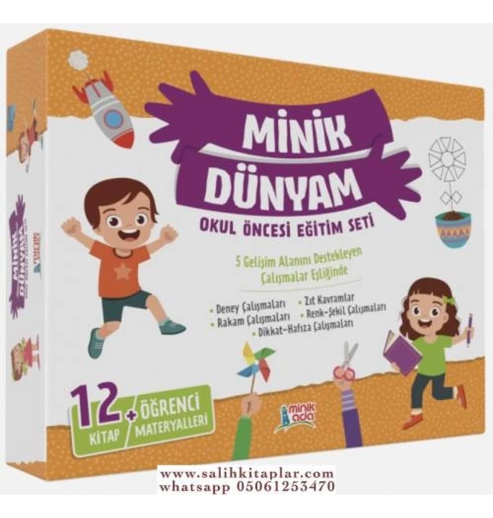 MİNİK DÜNYAM OKUL ÖNCESİ SETİ 4+YAŞ MİNİKADA