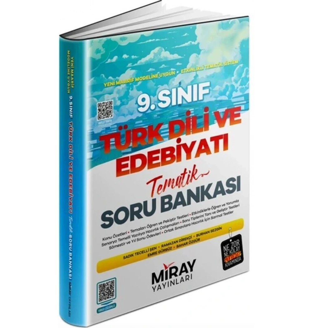 MİRAY 9.SINIF TÜRK DİLİ EDEBİYATI TEMATİK SORU BANKASI