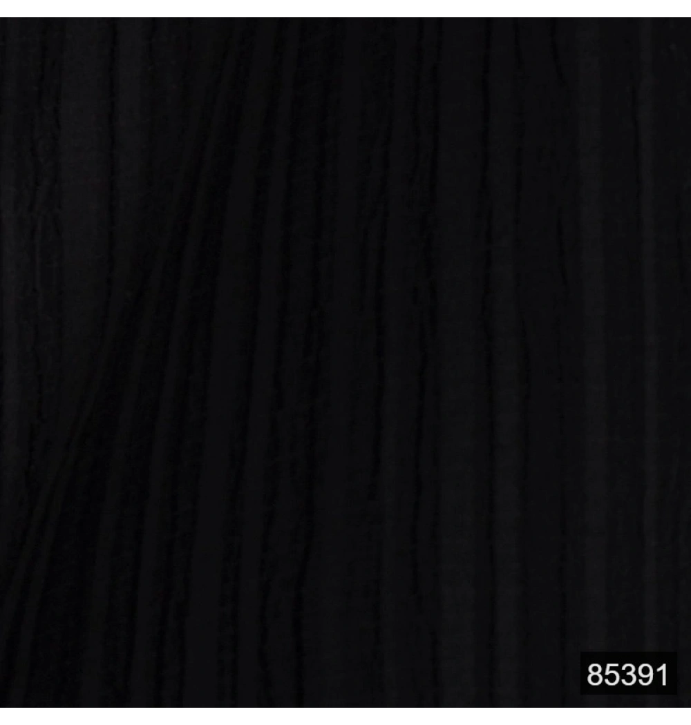 Modamiss Bürümcük Kumaş Bayan Hac ve Umre Elbisesi (2 parça) - Siyah