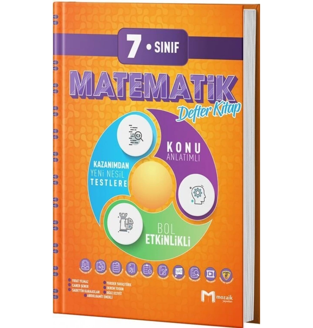 Mozaik 7.Sınıf Matematik Defter Kitap İntro