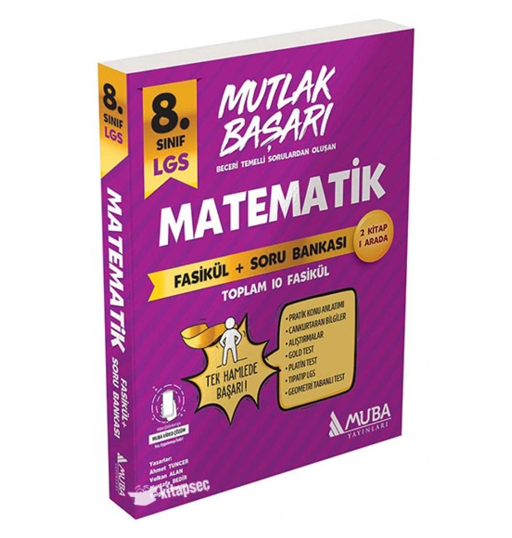Muba 8.Sınıf Lgs Matematik Mutlak Başarı Fasikül Soru Bankası