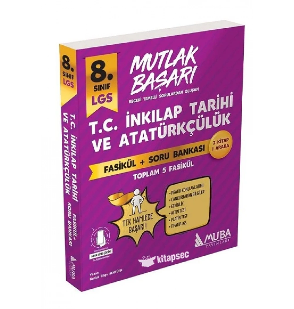 Muba 8.Sınıf Mutlak Başarı İnkilap Tarihi Fasikü+Soru Bankası
