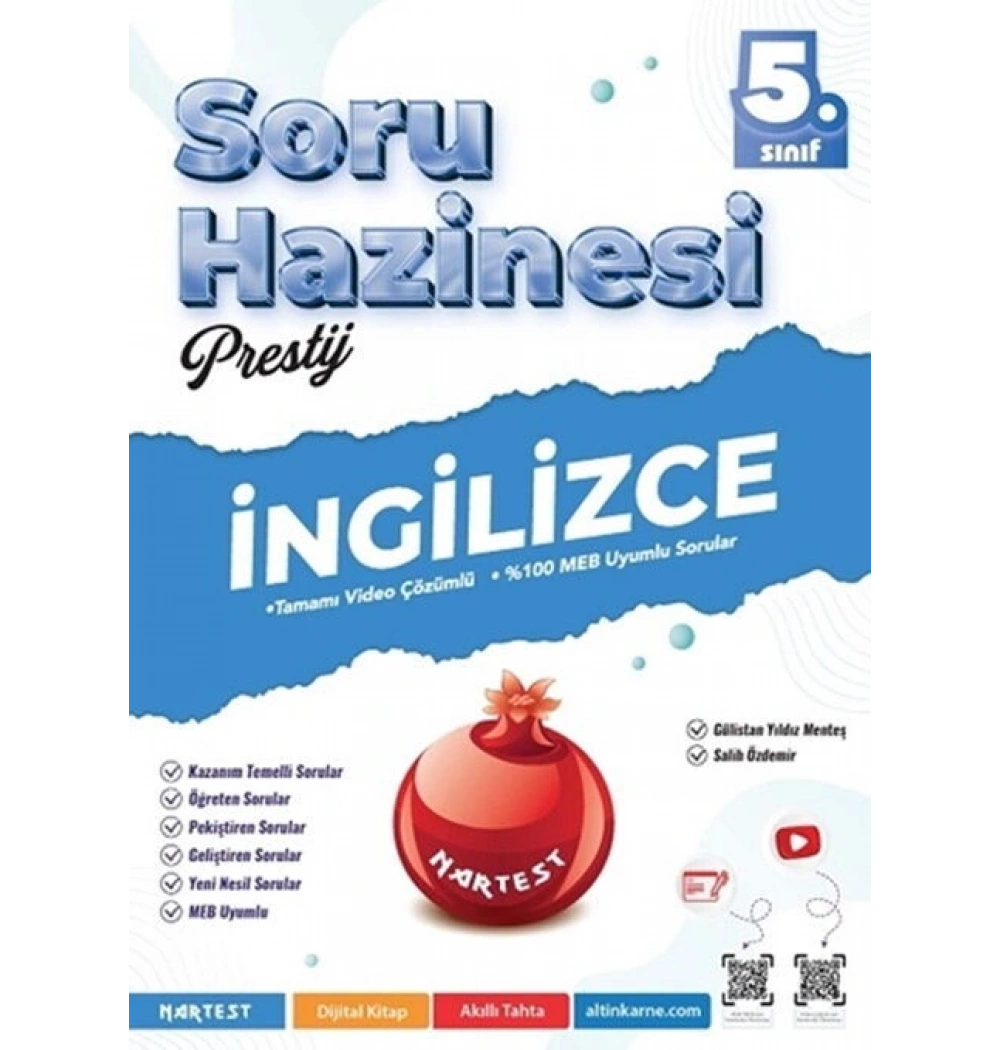 Nartest 5.Sınıf Prestij İngilizce Soru Hazinesi