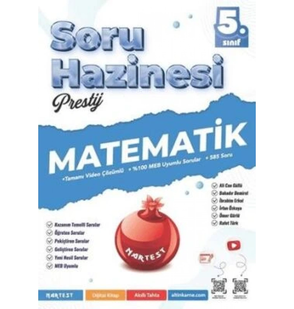 Nartest 5.Sınıf Prestij Matematik Soru Hazinesi