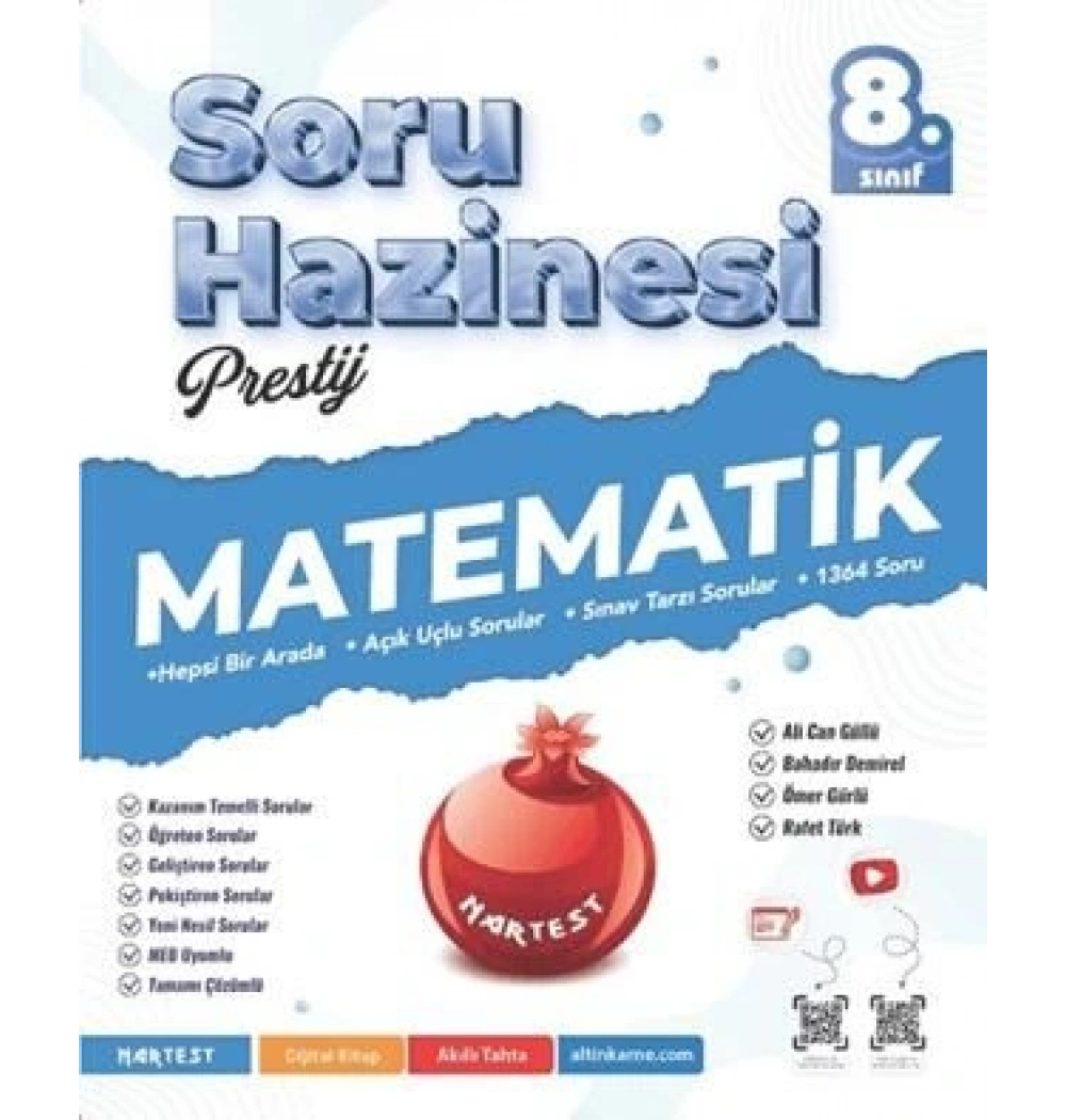 Nartest 8.Sınıf Prestij Matematik Soru Hazinesi