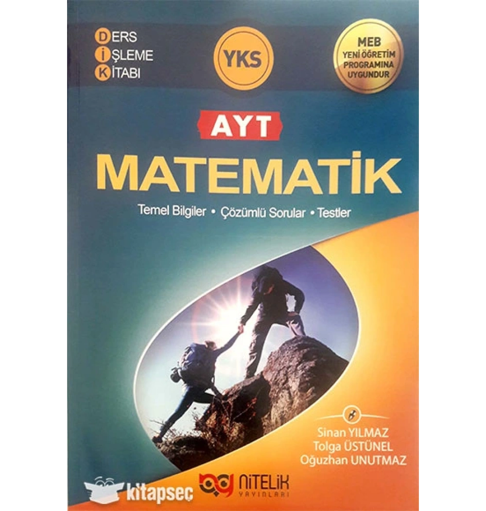 Nitelik Yks Ayt Matematik Ders İşleme Kitabı