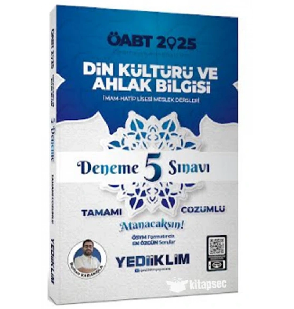 Öabt Din Kültürü Ahlak Bilgisi 5 Çözümlü Deneme Yediiklim