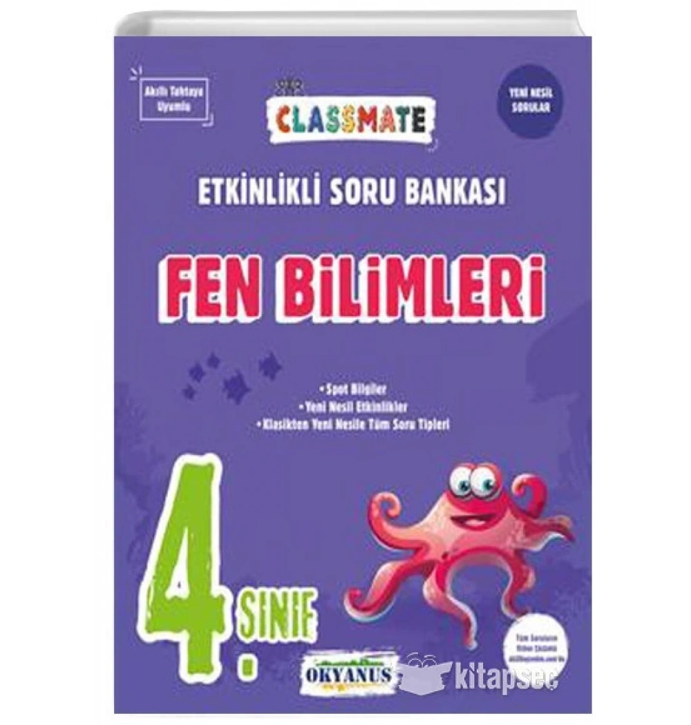Okyanus 4.Sınıf Fen Bilimleri Etkinlikli Soru Bankası