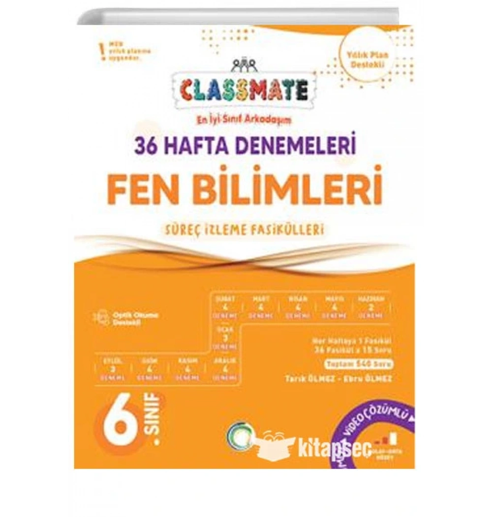 Okyanus 6. Sınıf Fen Bilimleri 36 Hafta Denemeleri Classmate