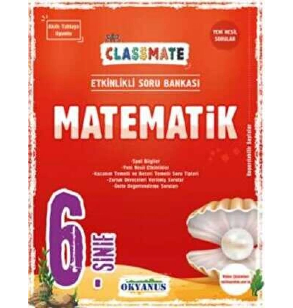 Okyanus 6.Sınıf Matematik Etkinlikli Soru Bankası Classmate