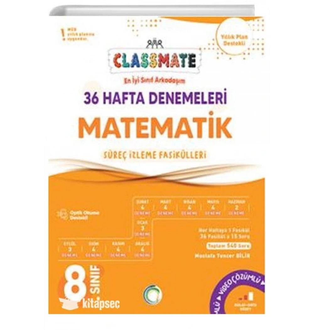 Okyanus 8. Sınıf Matematik 36 Hafta Denemeleri Classmate