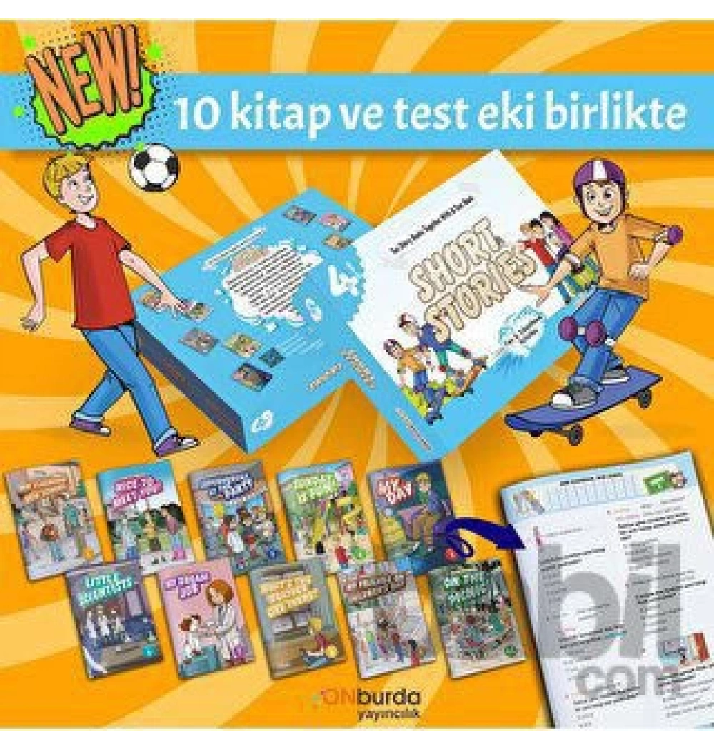 Onburda 4.Sınıf Short Storıes 10 Hikaye Seti