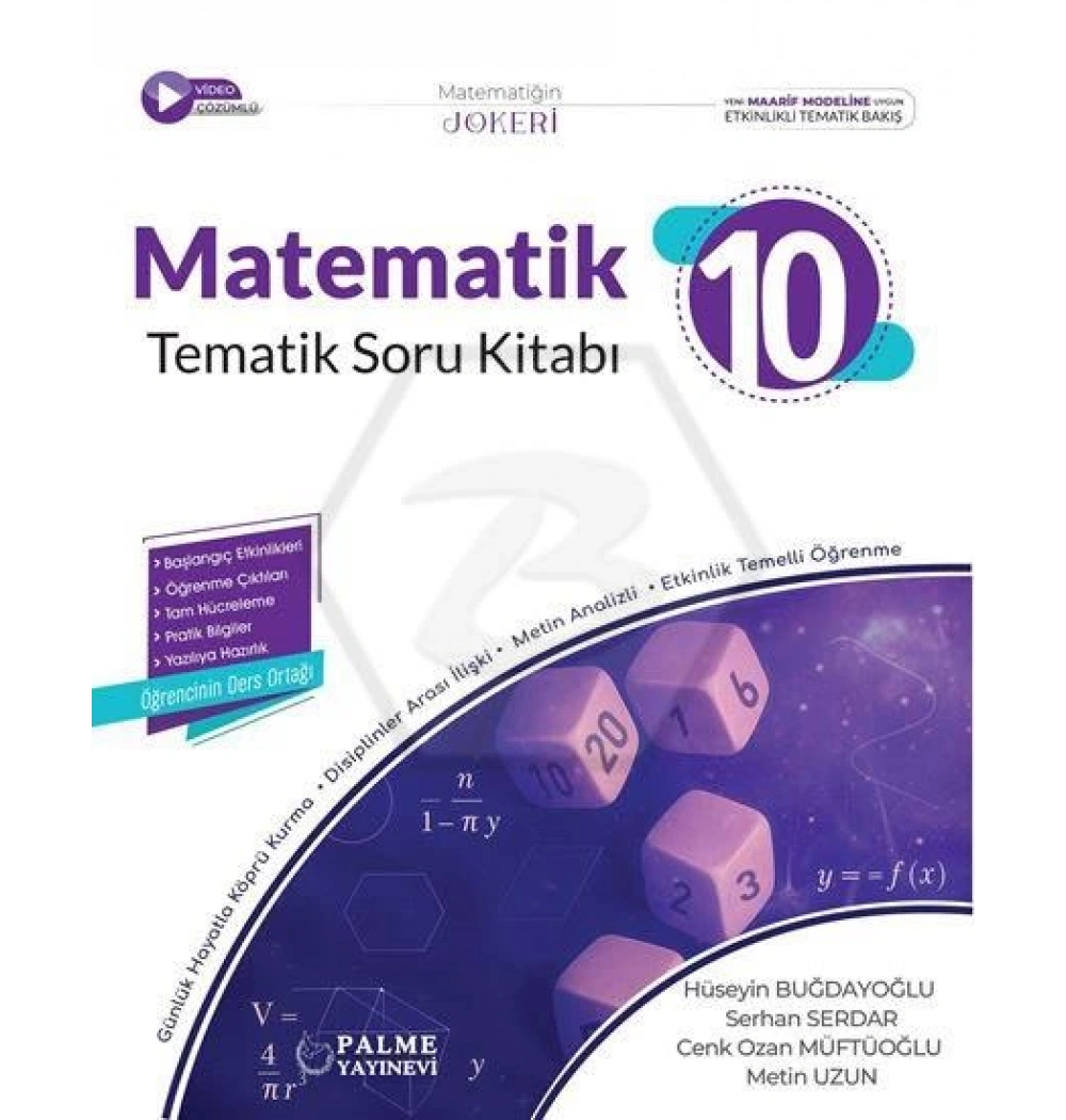 Palme 10.Sınıf Joker Matematik Tematik Soru Kitabı