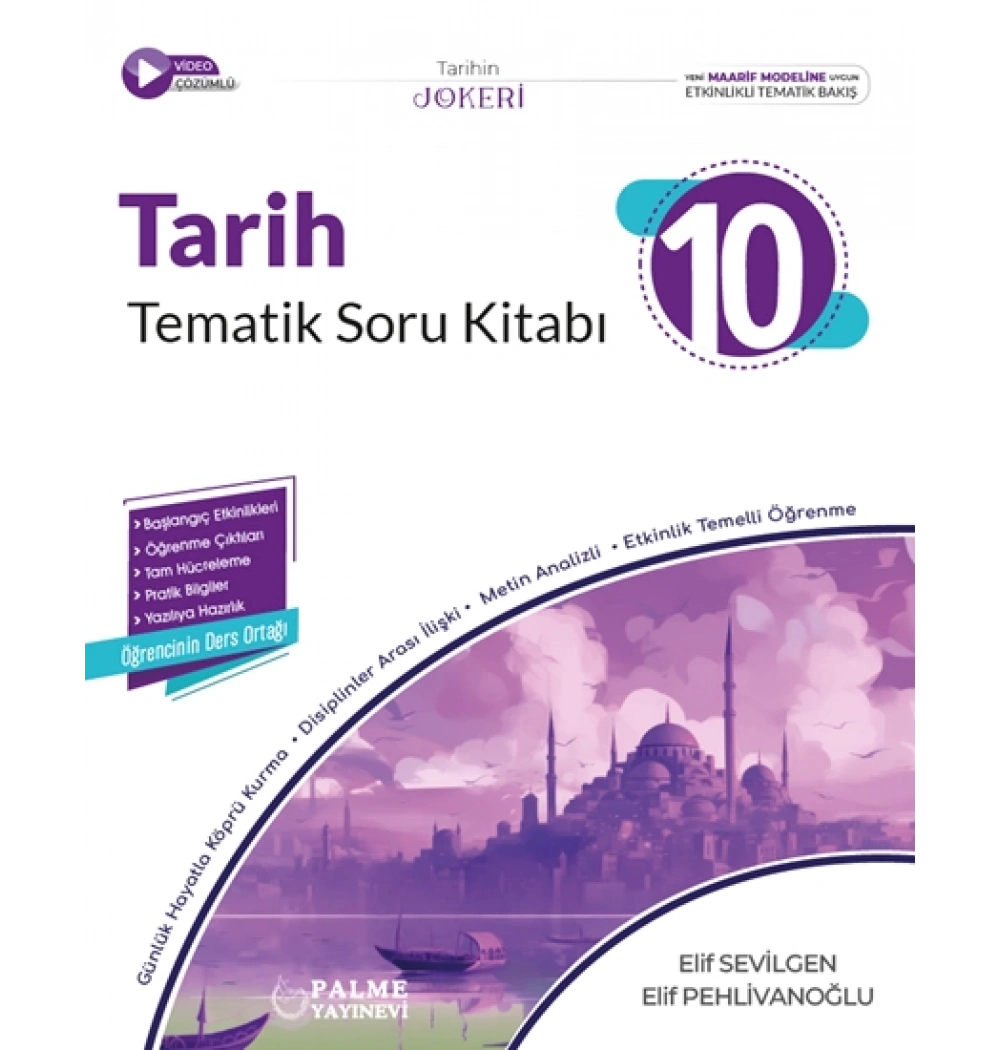 Palme 10.Sınıf Joker Tarih Tematik Soru Kitabı