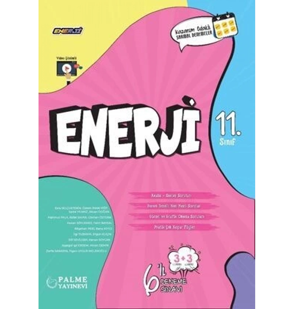 Palme 11.Sınıf 6 Enerji Deneme