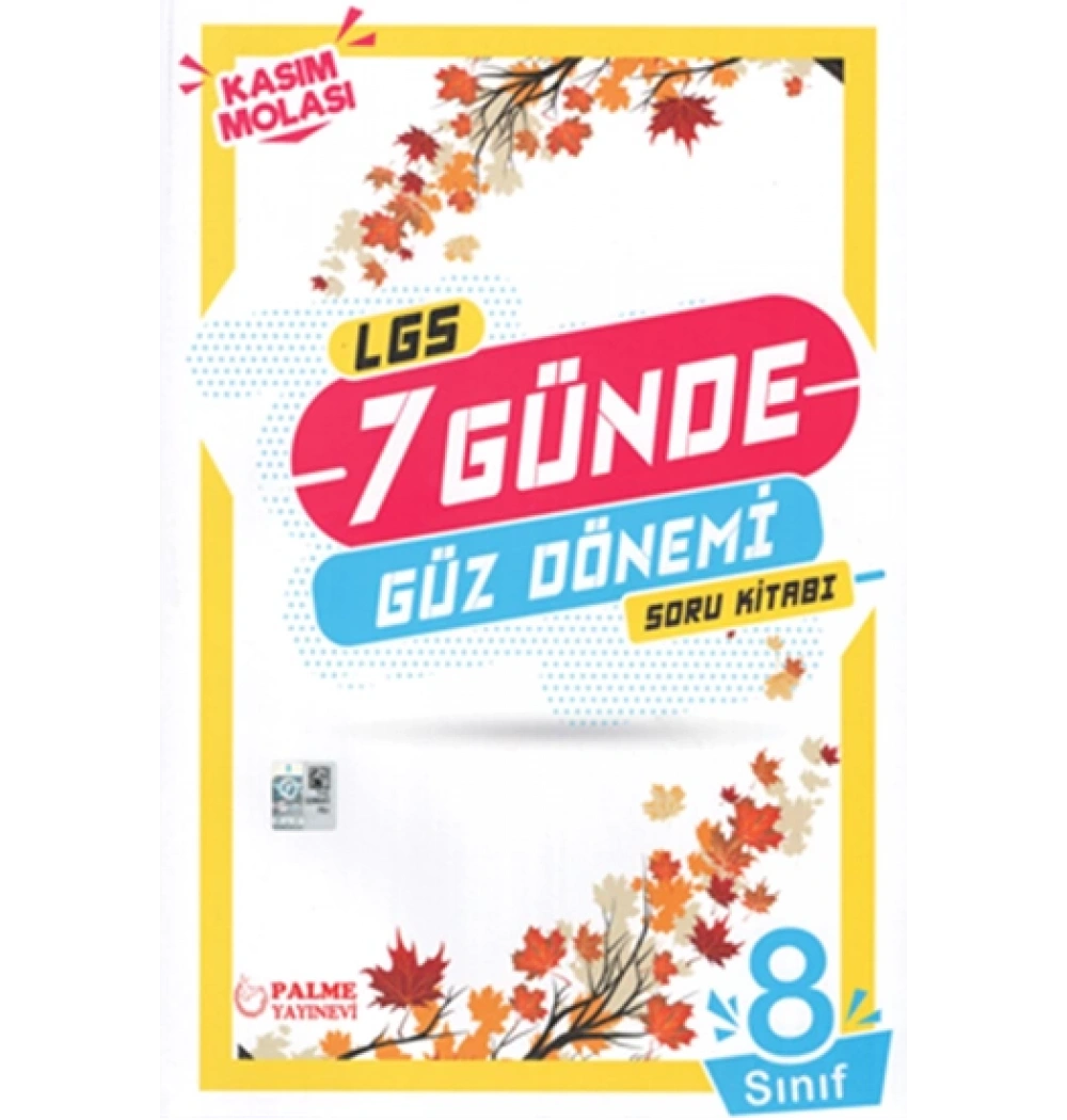 Palme 8.Sınıf Güz Dönemi Soru Kitabı
