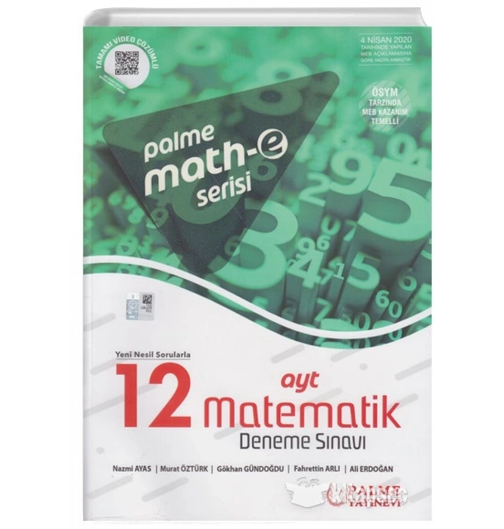 Palme Ayt Matematik 12 Deneme Sinavi