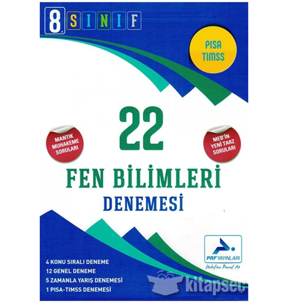 Paraf 8.Sınıf Fen Bilimleri 22 Denemesi