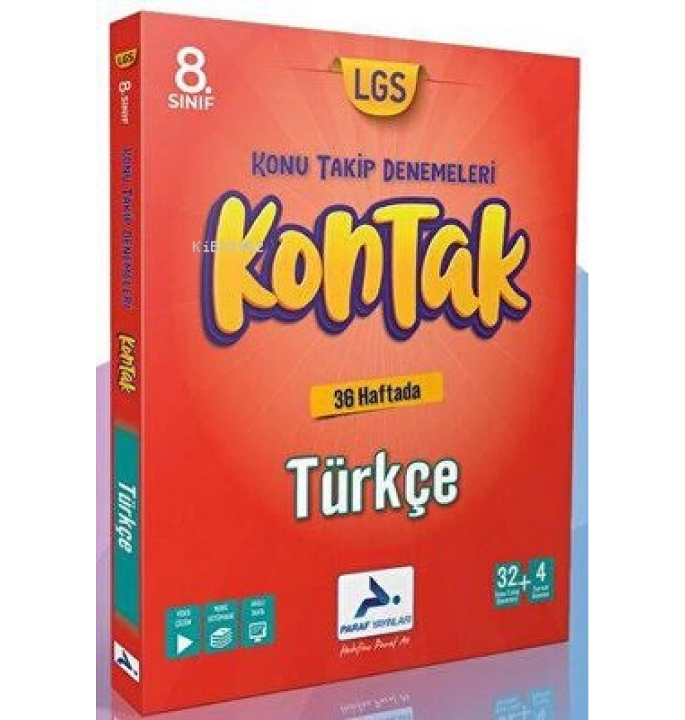 Paraf 8.Sınıf Türkçe 36 Haftalik Kontak Konu Takip Denememeleri
