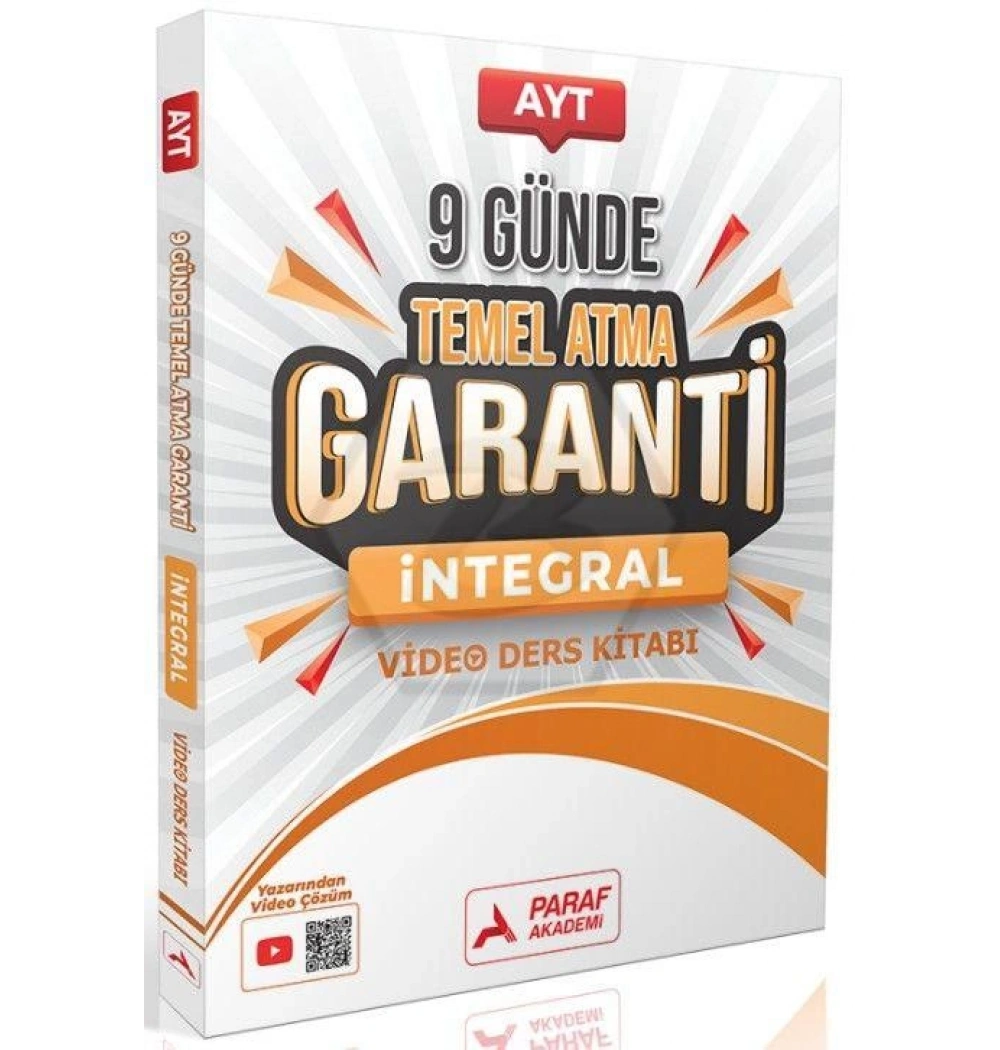 Paraf Ayt 9 Günde Temel Atma Garanti İntegral Video ders Kitabı