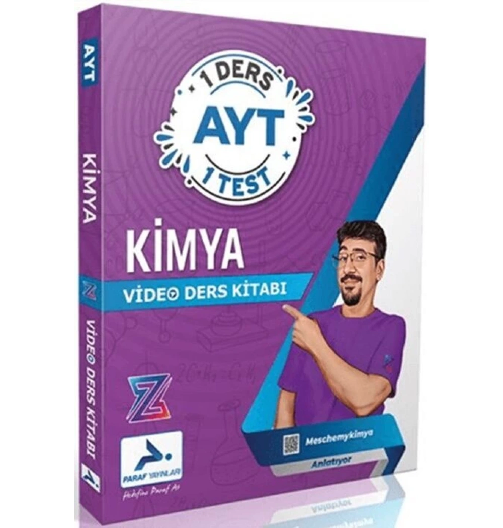 Paraf Ayt Kimya 1 Ders 1 Test Video Ders Kitabı Z Takimi