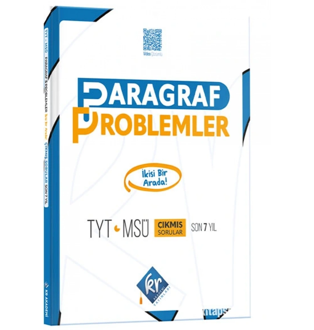 PARAGRAF PROBLEMLER TYT MSÜ SON 7 YIL ÇIKMIŞ SORULAR KR AKADEMİ