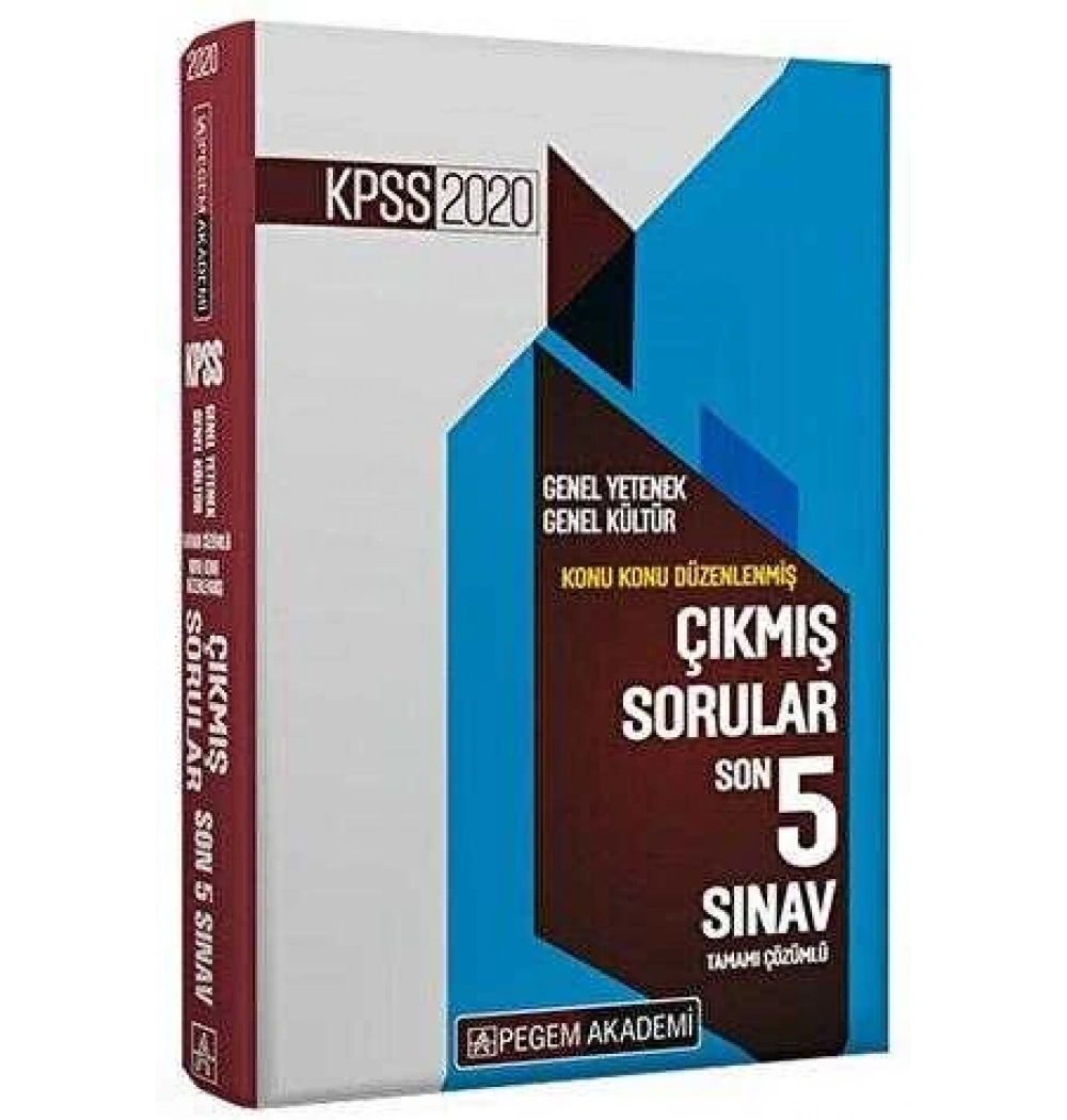 Pegem 2020 Kpss Gy Gk Son 5 Yıl Çıkmış Soru Çözümler