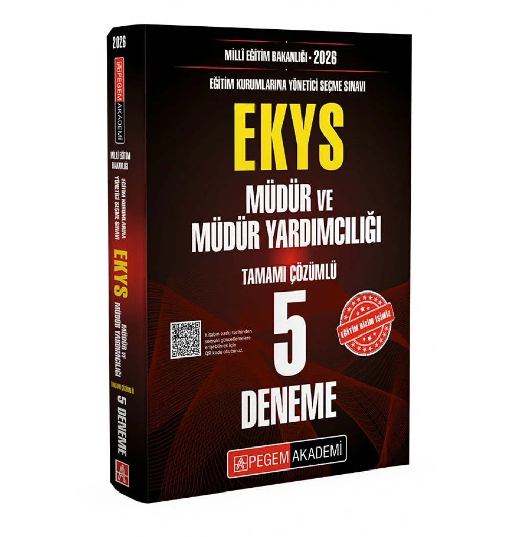 Pegem 2026 Ekys Müdür Ve Müdür Yardımcılığı 5 Çözümlü Deneme