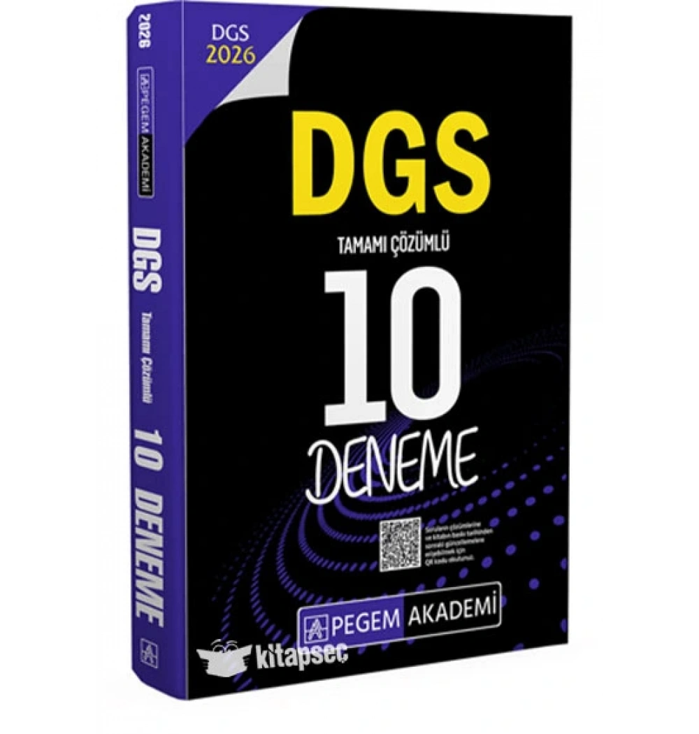 Pegem 2026 Dgs Çözümlü 10 Deneme