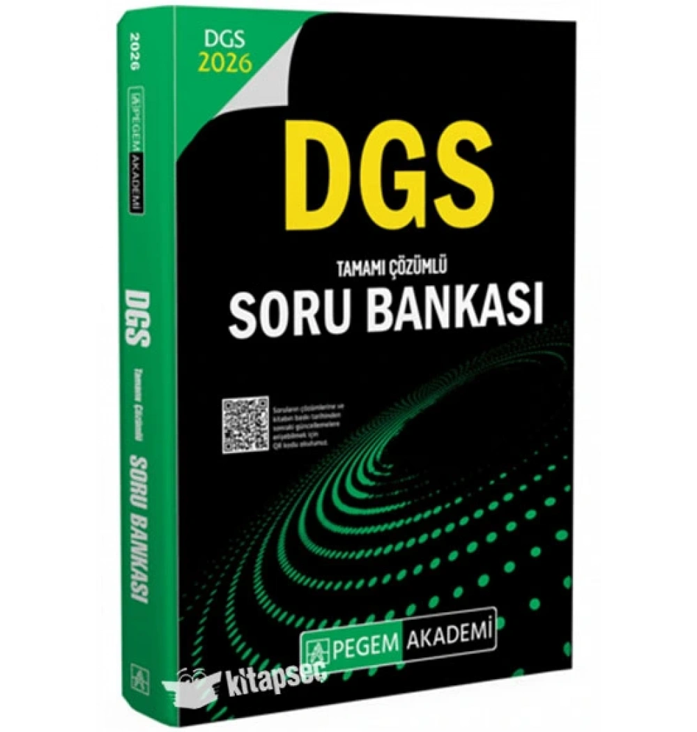 Pegem 2026 Dgs Çözümlü Soru Bankası