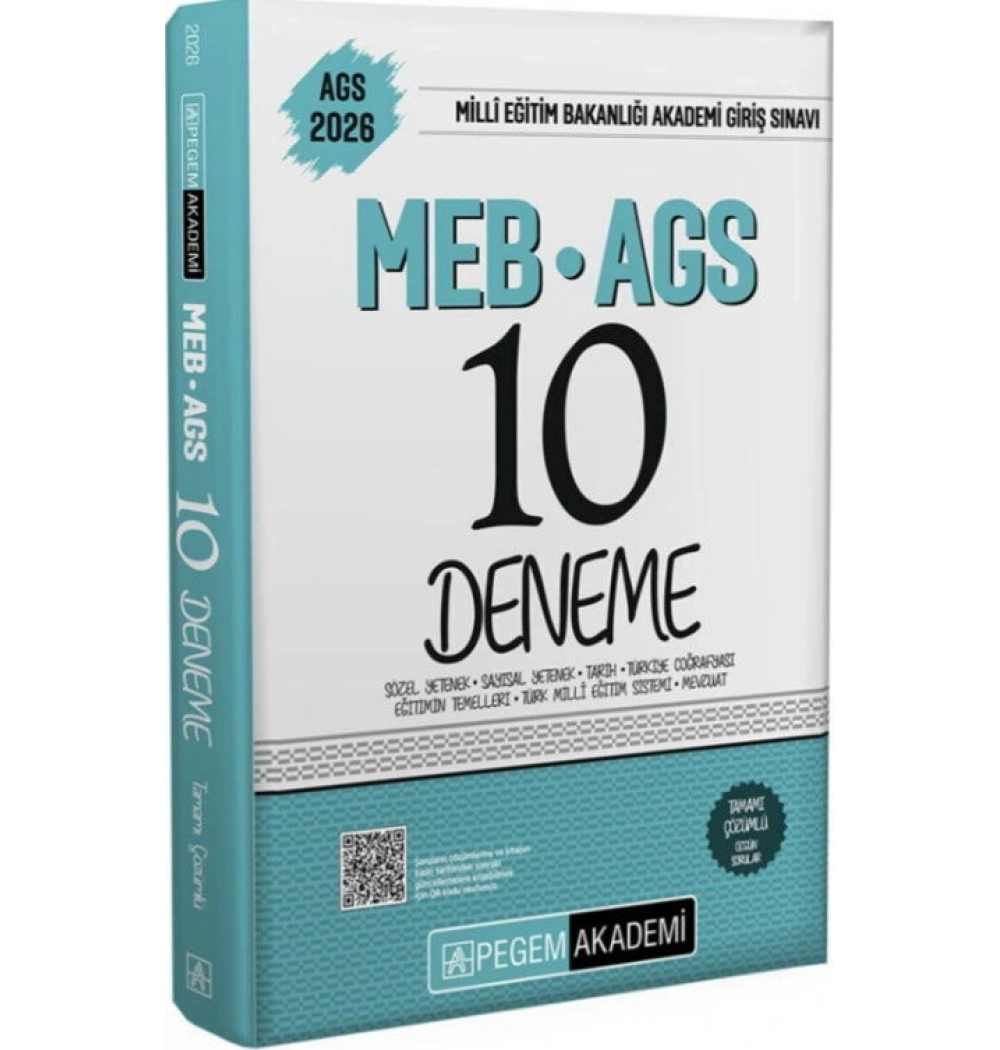 Pegem 2026 Meb-Ags 10 Çözümlü Deneme