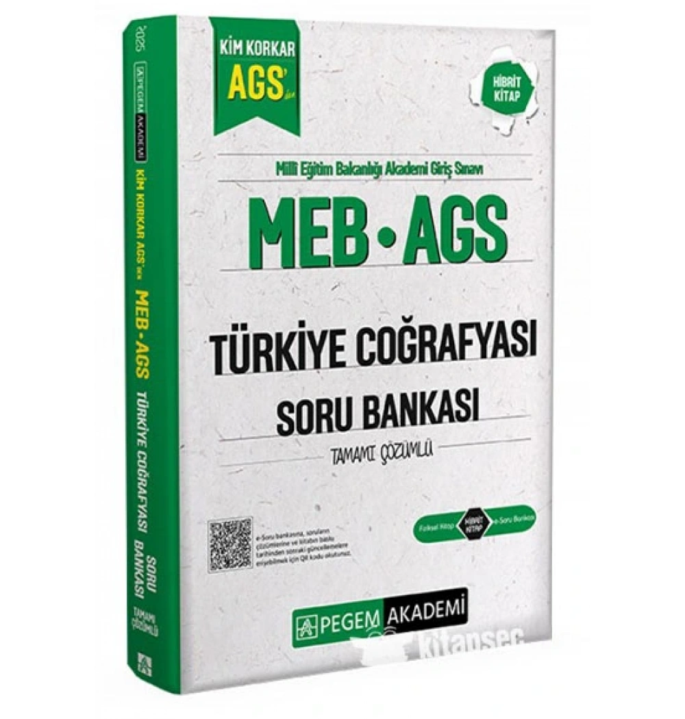 Pegem Kim Korkar Meb Ags Türkiye Coğrafyası Soru Bankası