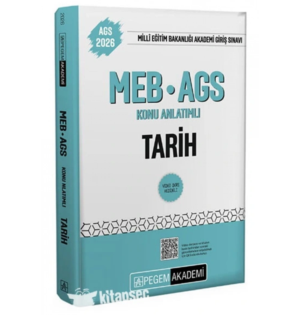 Pegem Meb Ags Tarih Konu Anlatımlı Video Ders Hediyeli