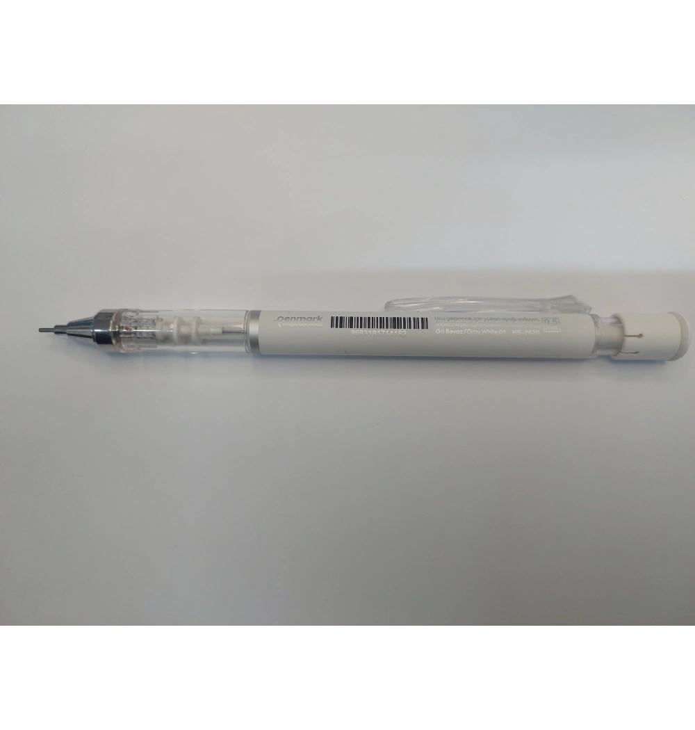 PENMARK MEKANİK KURŞUN VERSATİL KALEM METAL UÇ 0.5 MM 01 BEYAZ HS-2620