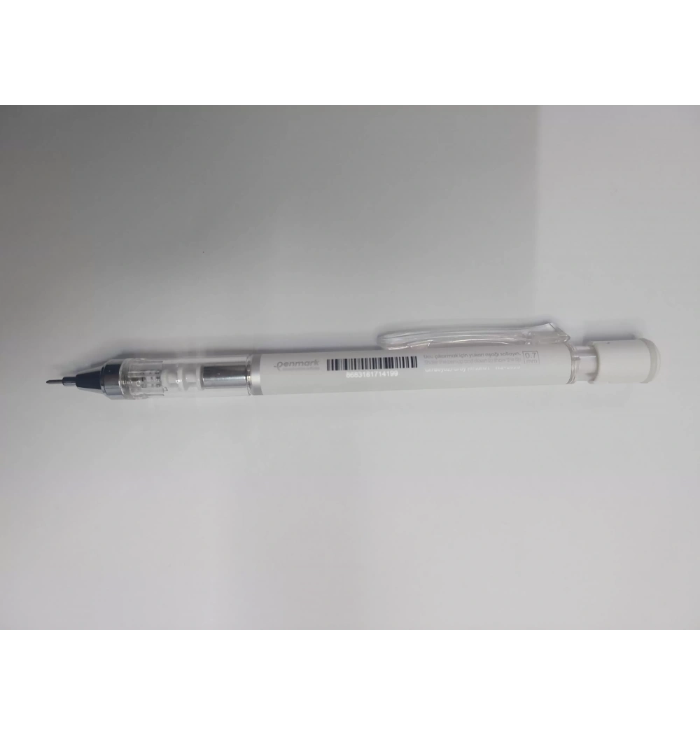 PENMARK MEKANİK KURŞUN VERSATİL KALEM METAL UÇ 0.7 MM 01 BEYAZ HS-2620