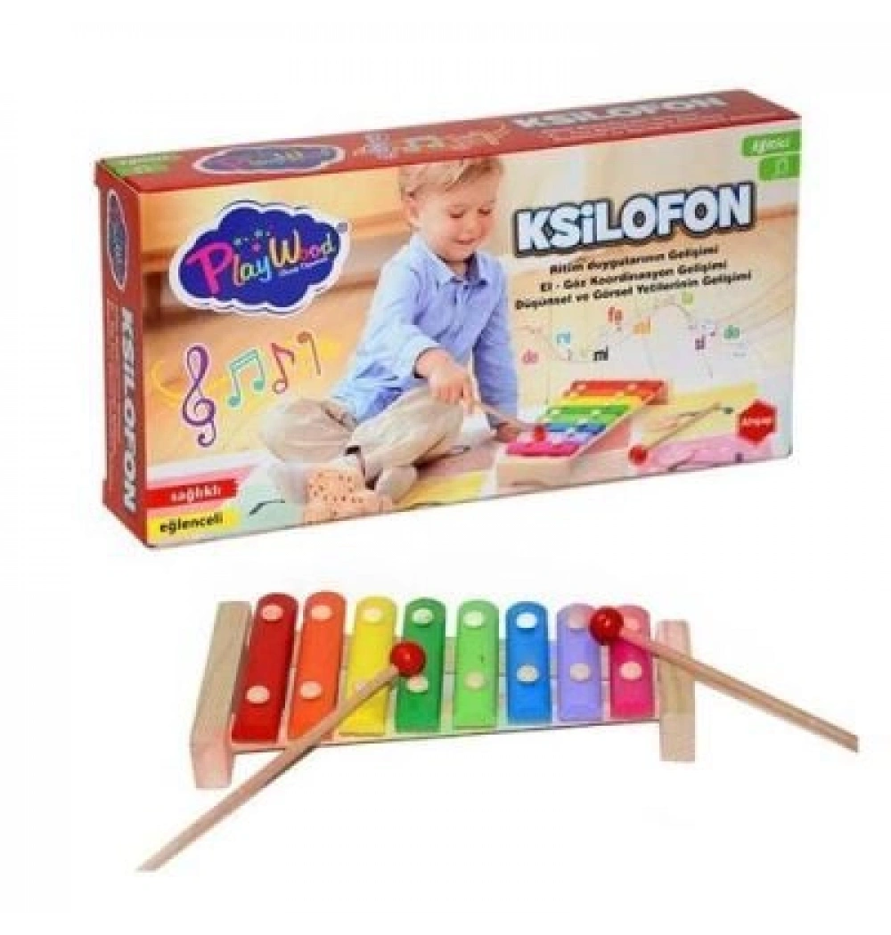 PLAY WOOD KSİLOFON 8 NOTA AHŞAP ONY-405
