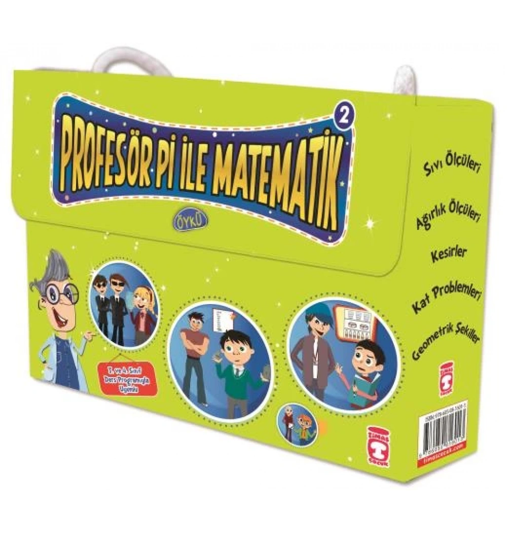 Profesör Pi İle Matematik 2 5 Kitap Timaş Çocuk