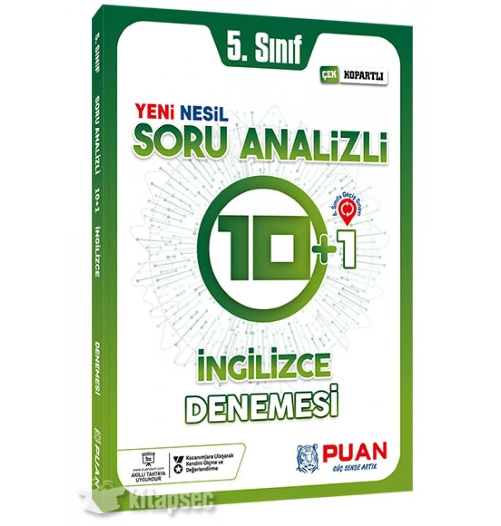 Puan 5.Sınıf İngilizce 10+1 Deneme